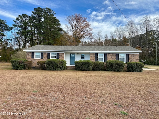 view of ranch-style house