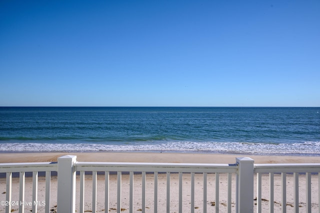4316 Island Dr, North Topsail Beach, NC 28460 - water view featuring local beach