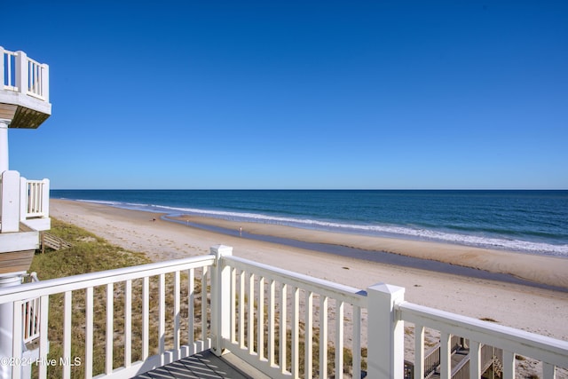 4316 Island Dr, North Topsail Beach, NC 28460 - water view with nearby beach