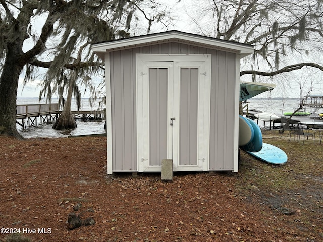 view of outdoor structure