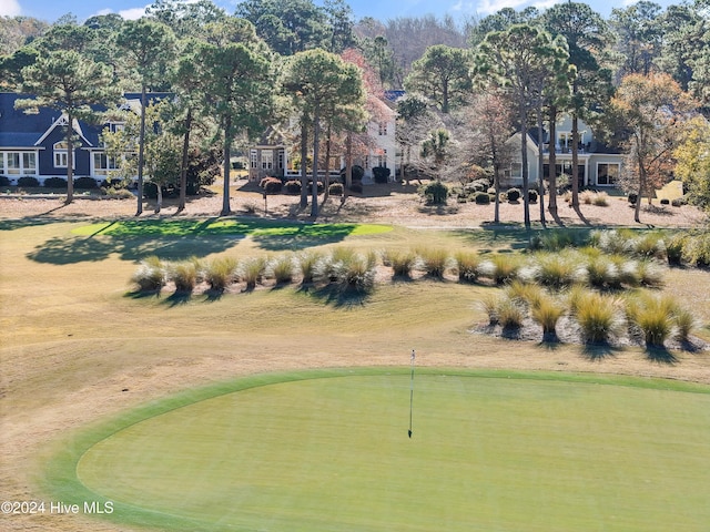 view of property's community with golf course view