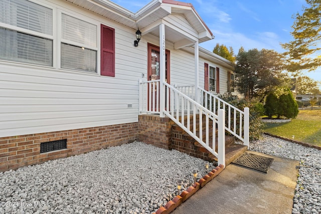 view of property entrance