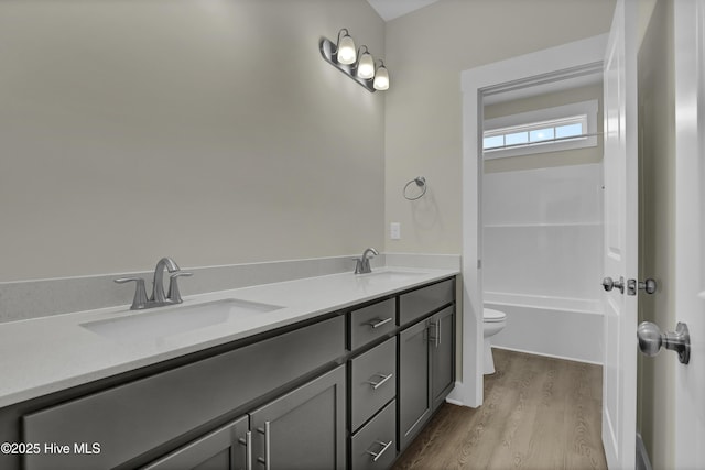 116 Talbert Dr, Rocky Point, NC 28457 - full bath with wood finished floors, double vanity, and a bath