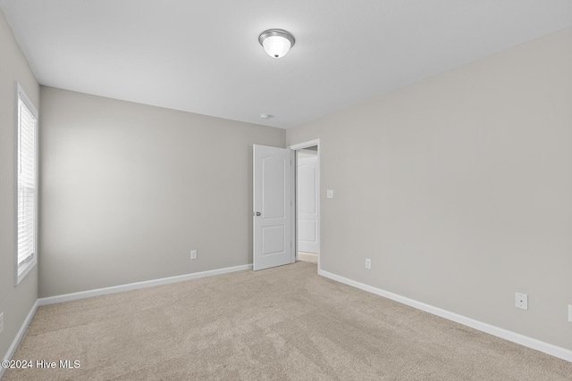 carpeted spare room with a wealth of natural light