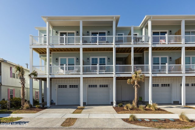 view of raised beach house