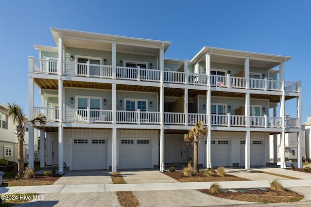 view of raised beach house