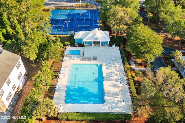 bird's eye view
