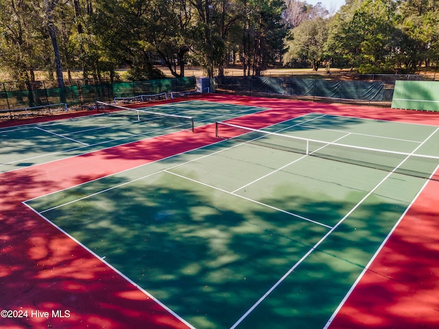 view of sport court