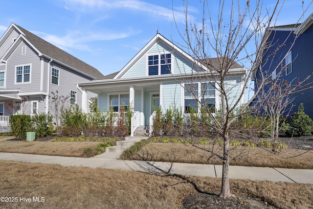 bungalow-style home featuring a porch