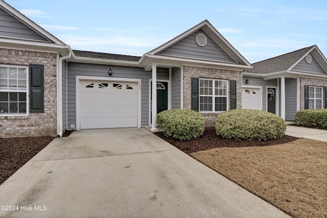 ranch-style house with a garage