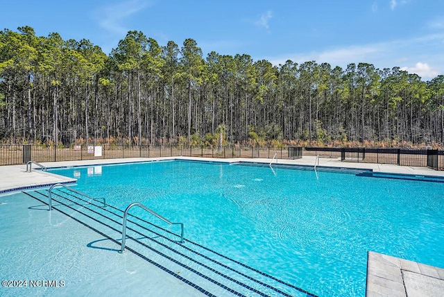 view of pool