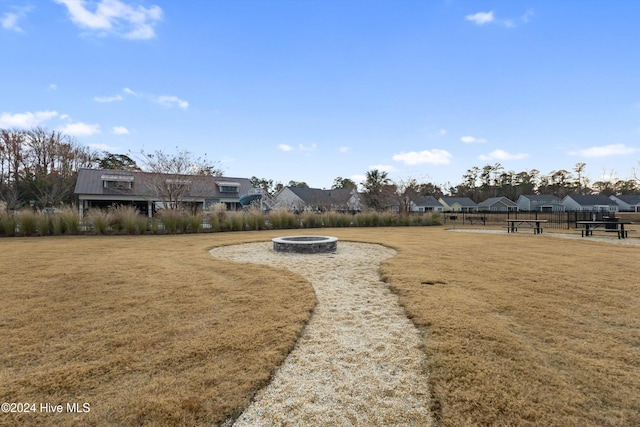 exterior space featuring a yard