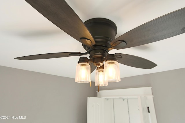 details featuring ceiling fan