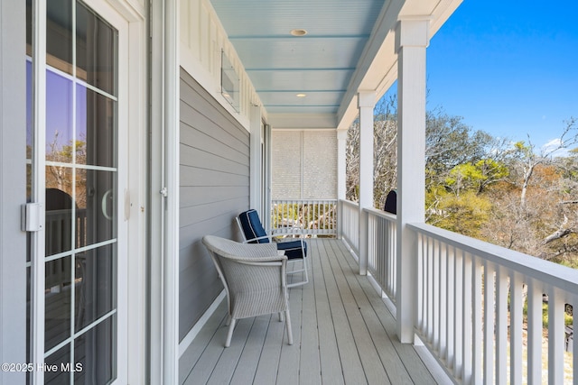 view of deck
