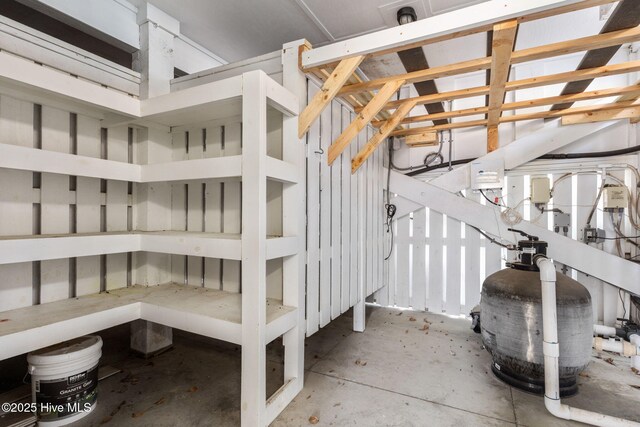 view of storage room