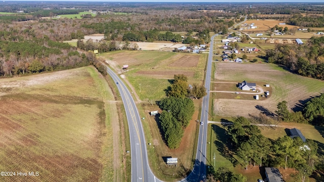 drone / aerial view featuring a rural view