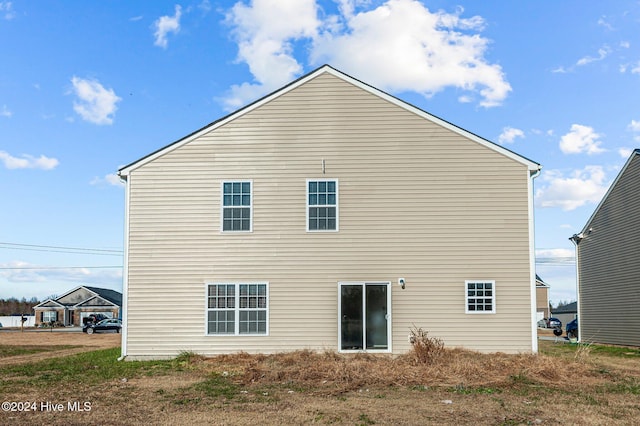 view of rear view of house