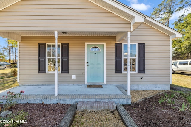 bungalow with covered porch