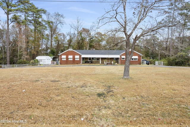 view of ranch-style house