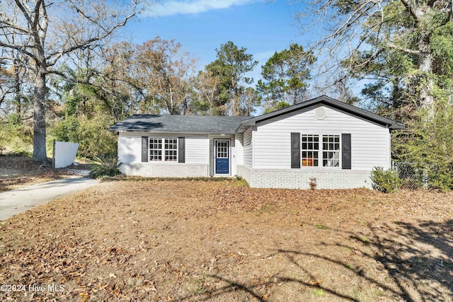 view of ranch-style house