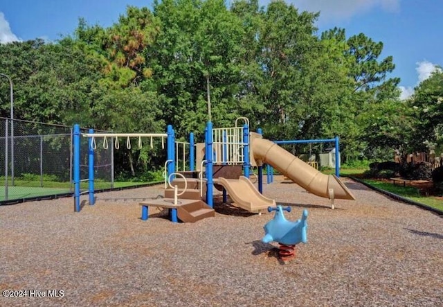 view of play area