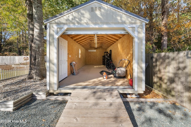 view of outbuilding