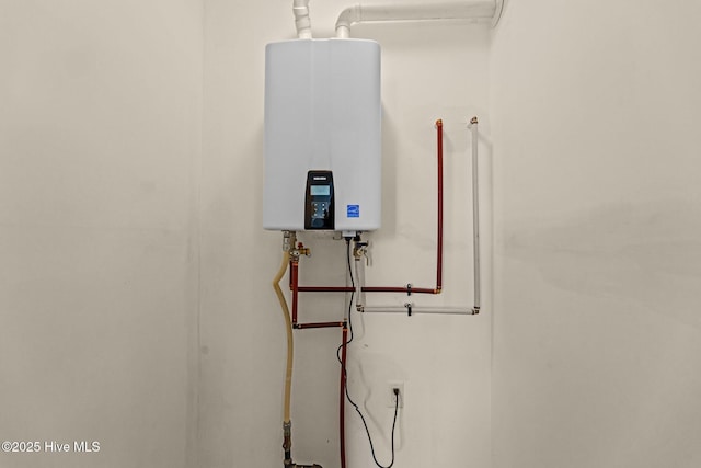 utilities featuring tankless water heater