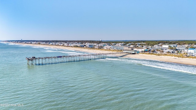 water view with a beach view