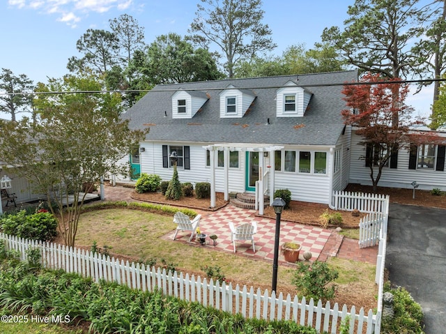1339 Bayview Rd, Bath, NC 27808 - cape cod home with roof with shingles and a patio