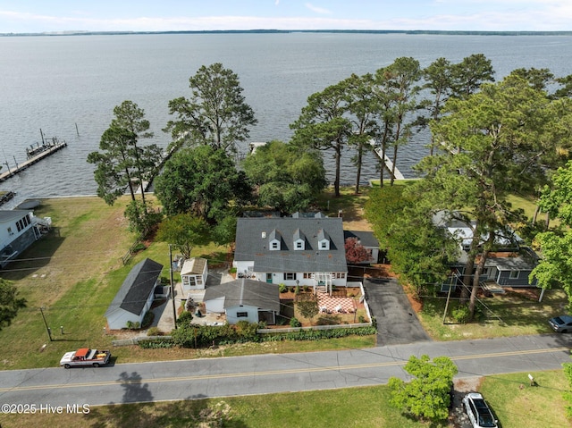 1339 Bayview Rd, Bath, NC 27808 - aerial view of property and surrounding area with a nearby body of water
