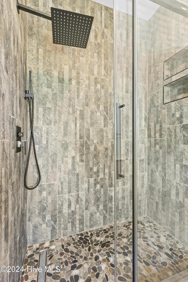 bathroom with walk in shower