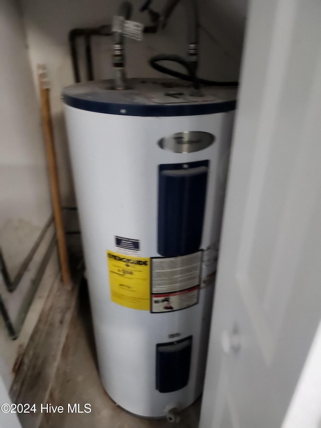 utilities featuring electric water heater