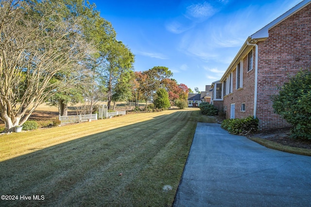 view of yard