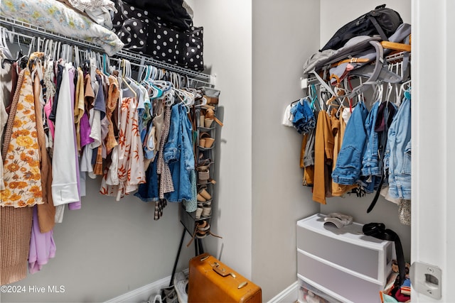 view of spacious closet