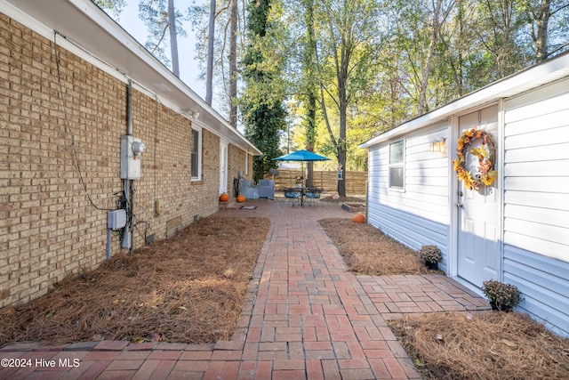 exterior space featuring a patio area