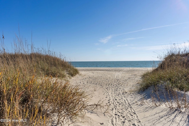 water view with a beach view