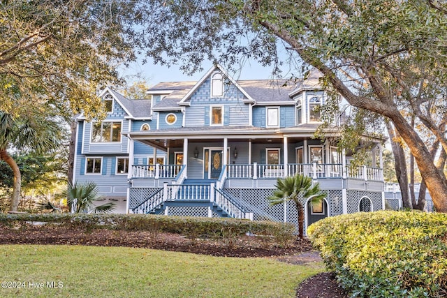 view of front of house featuring a porch