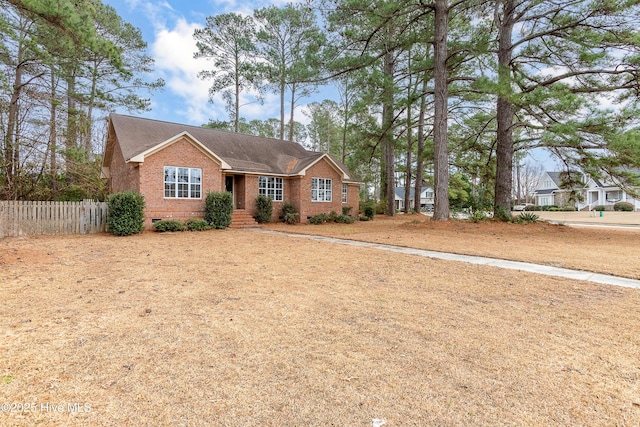 view of ranch-style home