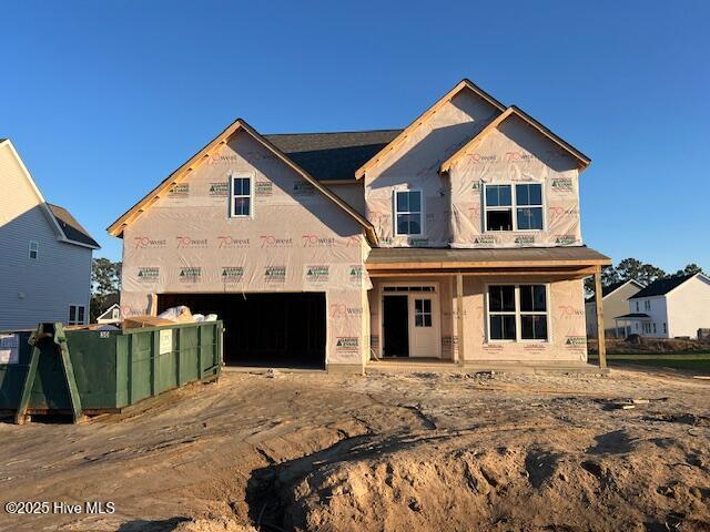 view of property in mid-construction