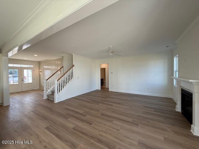 unfurnished room with a tray ceiling