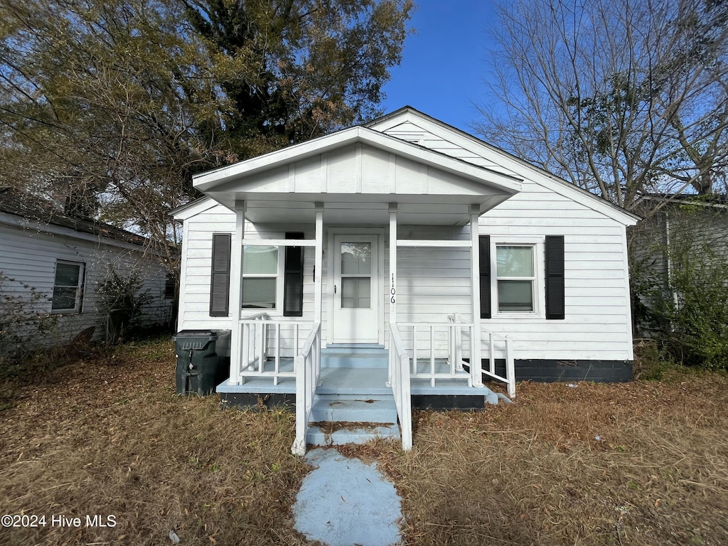 view of bungalow