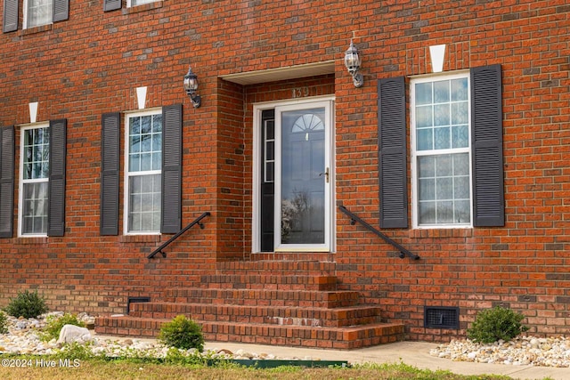 view of entrance to property