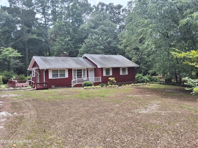 view of ranch-style home