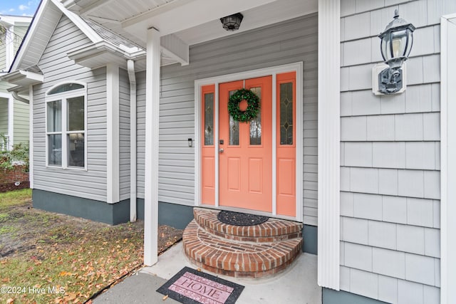 view of entrance to property