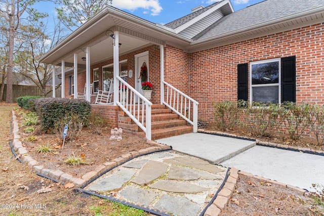 view of entrance to property