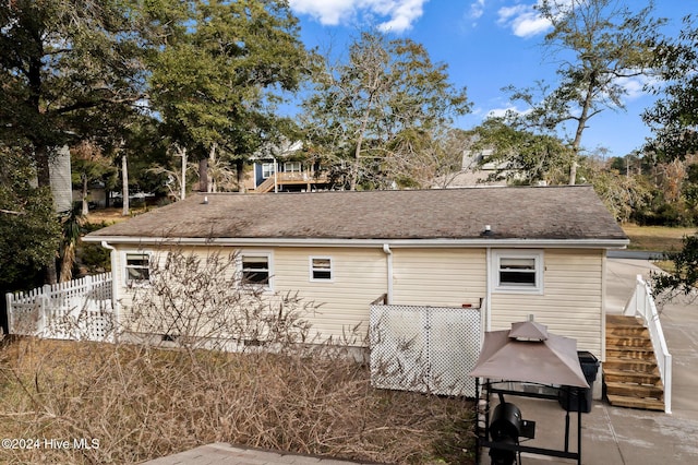 back of house featuring a patio area