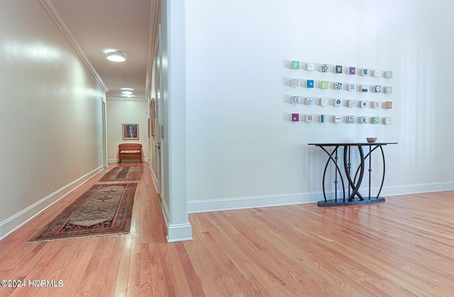 215 Inverrary Rd, Pinehurst, NC 28374 - hall featuring crown molding and light wood-style floors