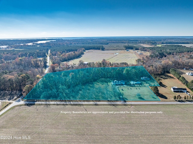 1148 Mill Field Rd, Bath, NC 27808 - aerial view of sparsely populated area