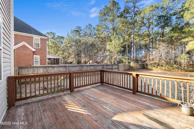 view of deck