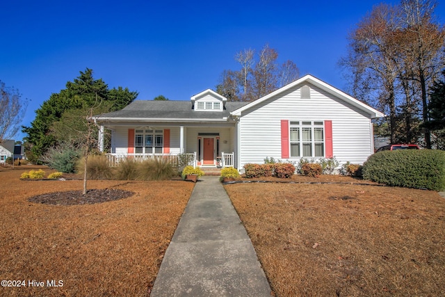 view of front of house with a porch